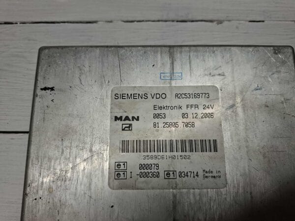 ffr control unit man 81258057058 02