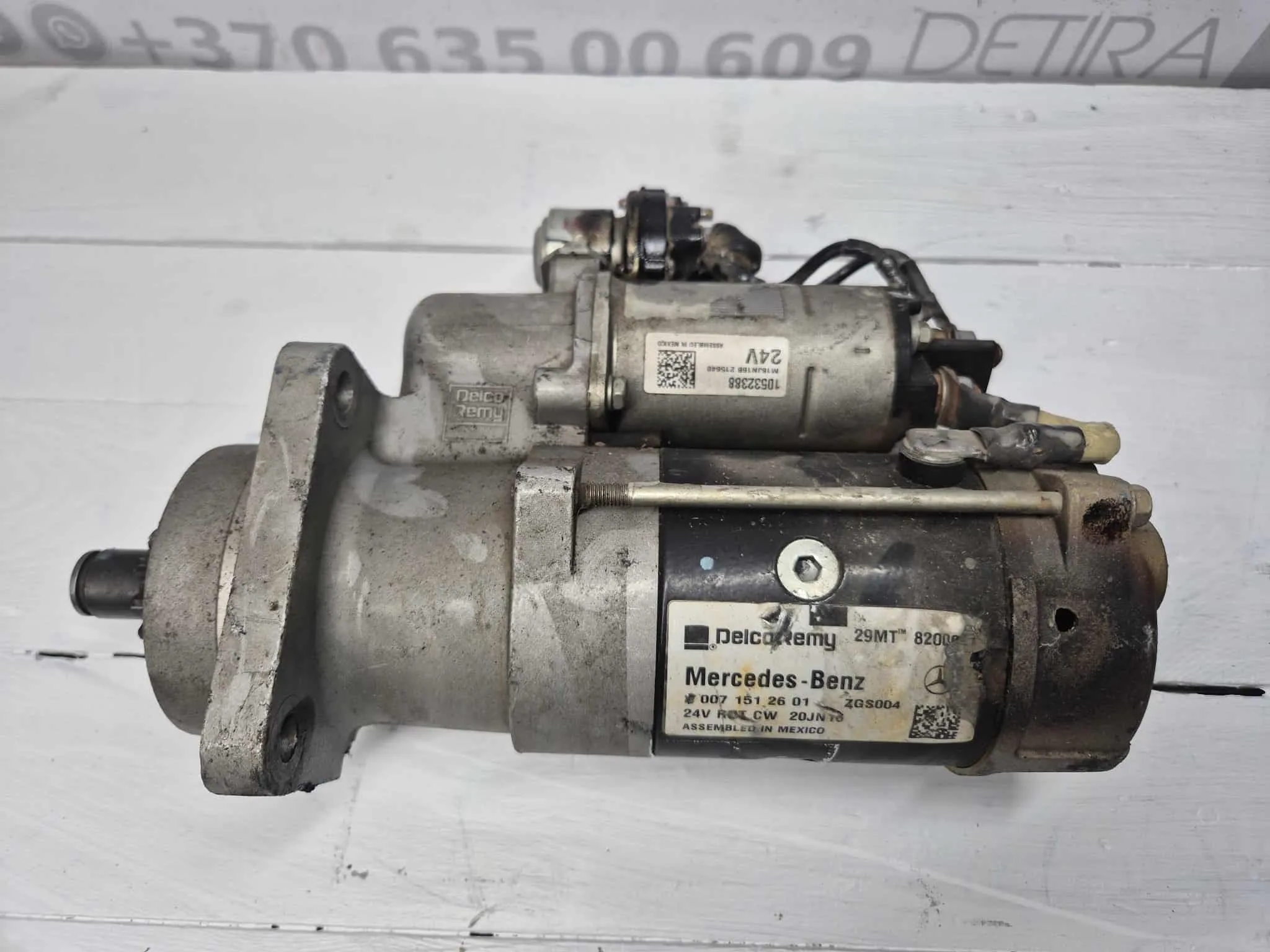 STARTER MOTOR MERCEDES A0071512601